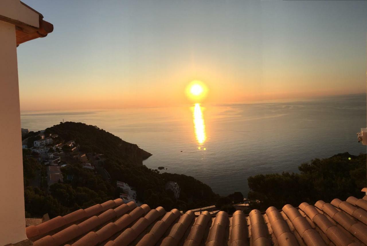 Casa Blanca De Begur Con Vistas Al Mar Y Piscina Villa Dış mekan fotoğraf